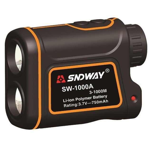 Далекомір лазерний SNDWAYSW-1000A ПРО з вимірюванням швидкості 1000 м 750 mAh Black (285075) Далекомір лазерний SNDWAYSW-1000A ПРО з вимірюванням швидкості 1000 м 750 mAh Black (285075)