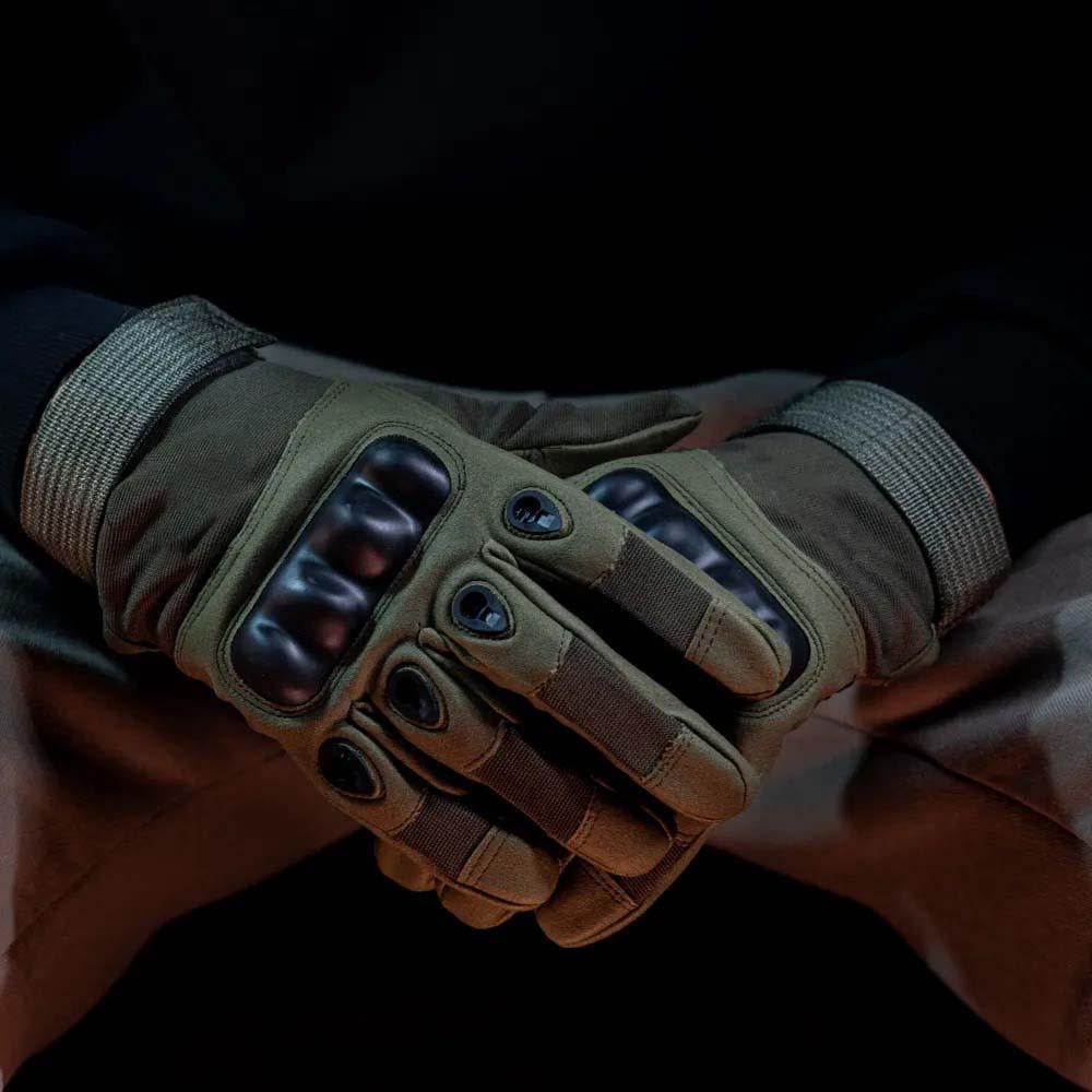 Перчатки закрытые Oakley M Оливковый - фото 5 Перчатки закрытые Oakley M Оливковый - фото 5