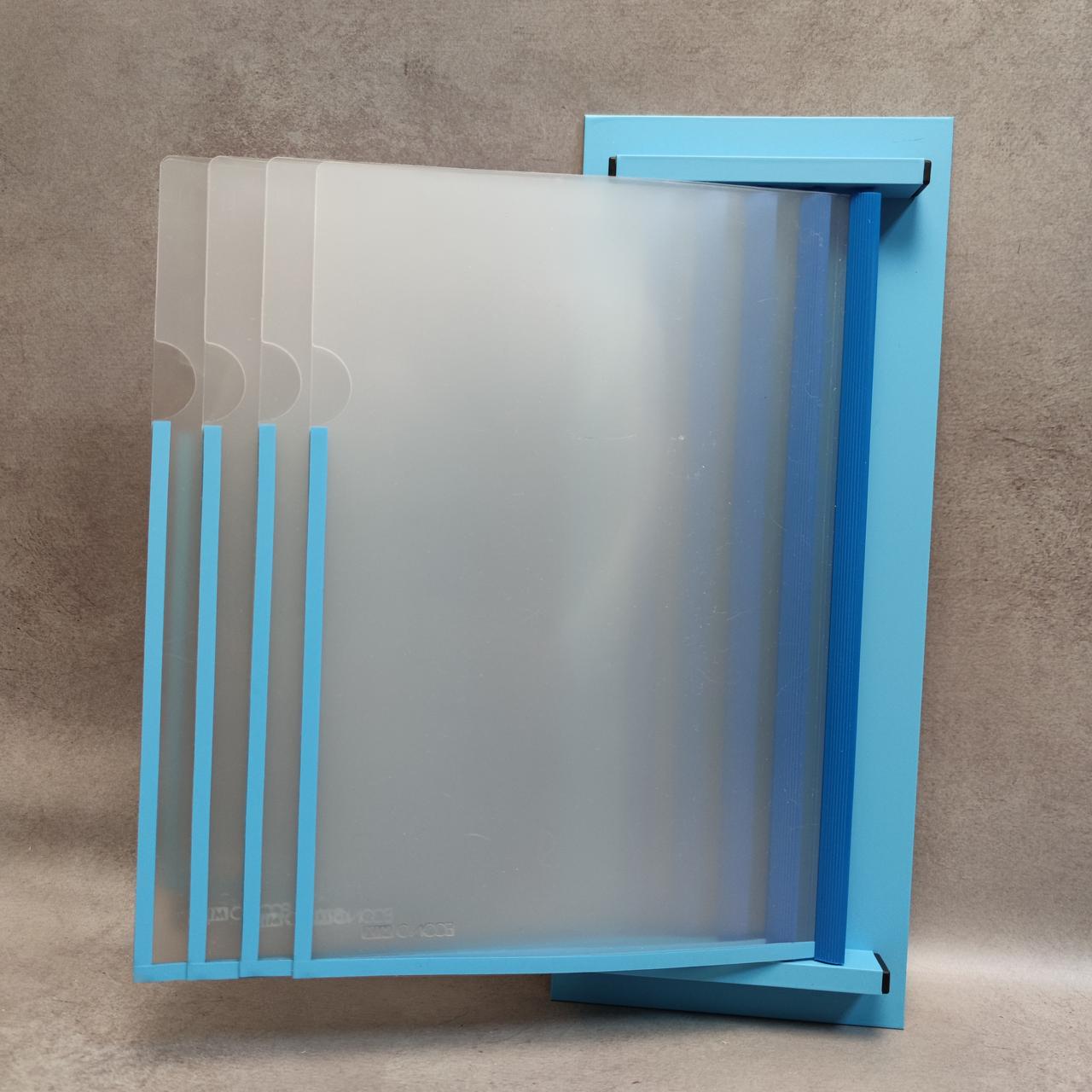 Стенд-книжка Эконом на 5 карманов без заголовка Голубой (1579876397) - фото 3 Стенд-книжка Эконом на 5 карманов без заголовка Голубой (1579876397) - фото 3