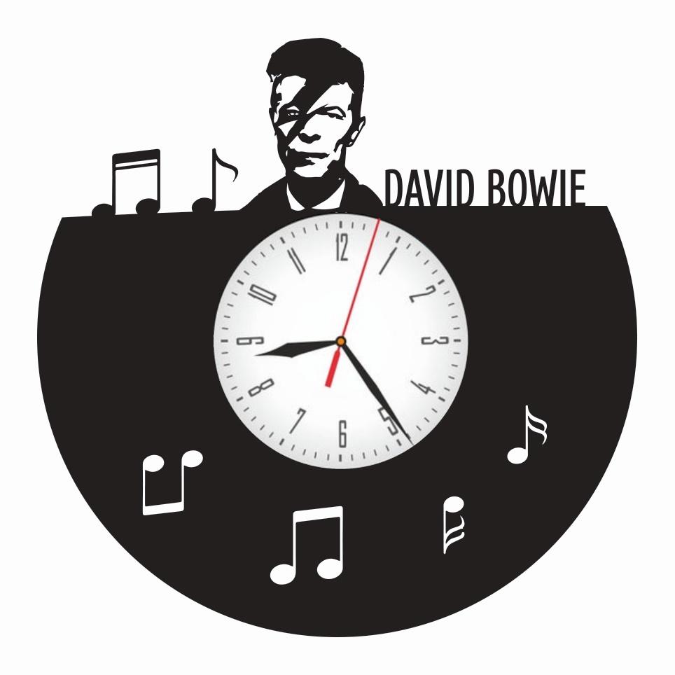 Часы настенные David Bowie 2083 из виниловой пластинки