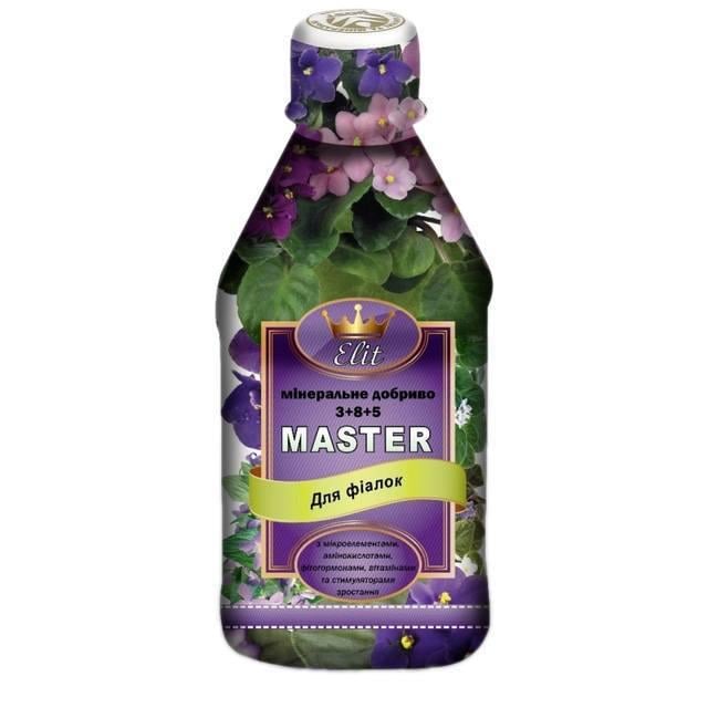 Удобрение комплексное минеральное для фиалок Master Elit 300 мл