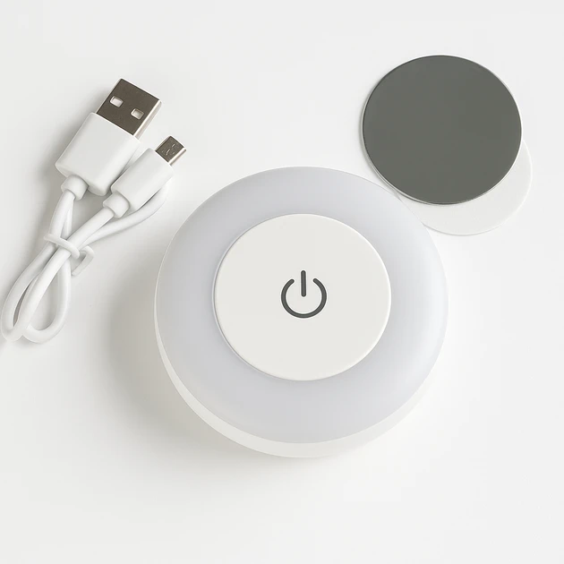 Светодиодный светильник сенсорный с магнитом USB 6х2 см Белый (2424) Светодиодный светильник сенсорный с магнитом USB 6х2 см Белый (2424)