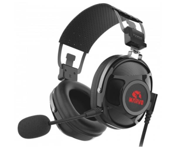 Наушники Marvo HG9053 Red-LED 7.1 Black (HG9053)