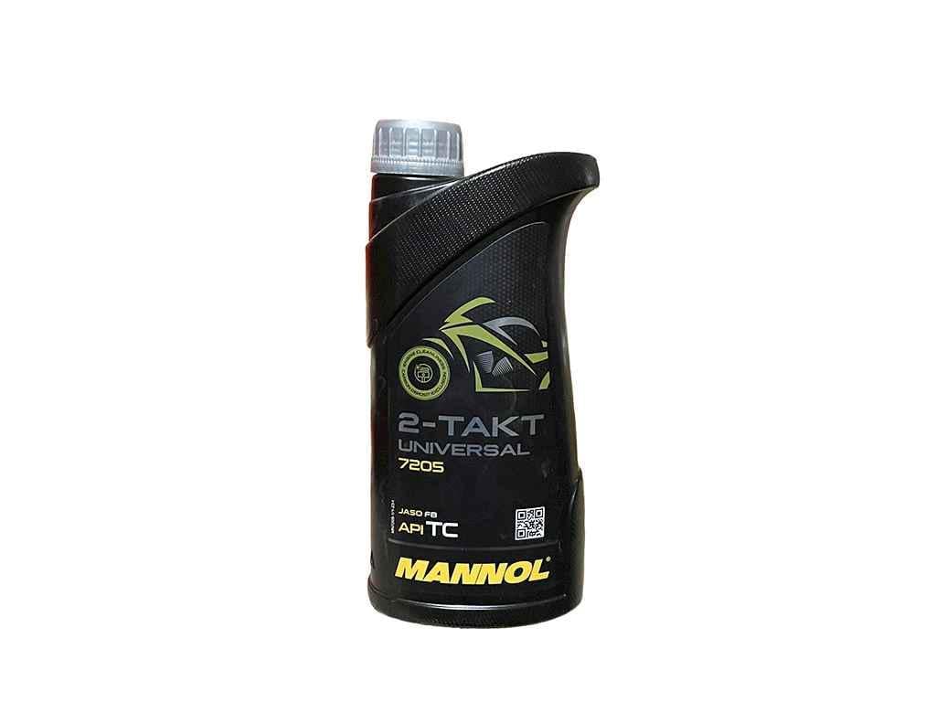 Масло для мототехніки MANNOL 2T 7205 2Takt Universal TC JASO FB 1 л (929638)