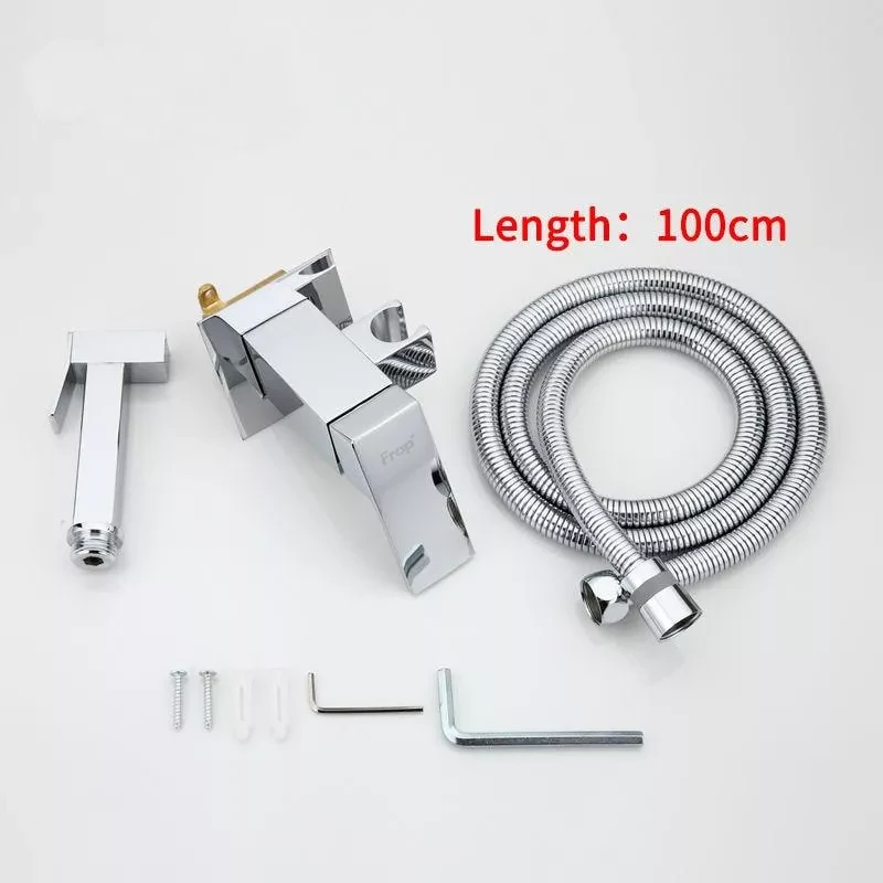 Гигиенический душ скрытого подключения Frap F7506 Хром (F7506) - фото 7 Гигиенический душ скрытого подключения Frap F7506 Хром (F7506) - фото 7