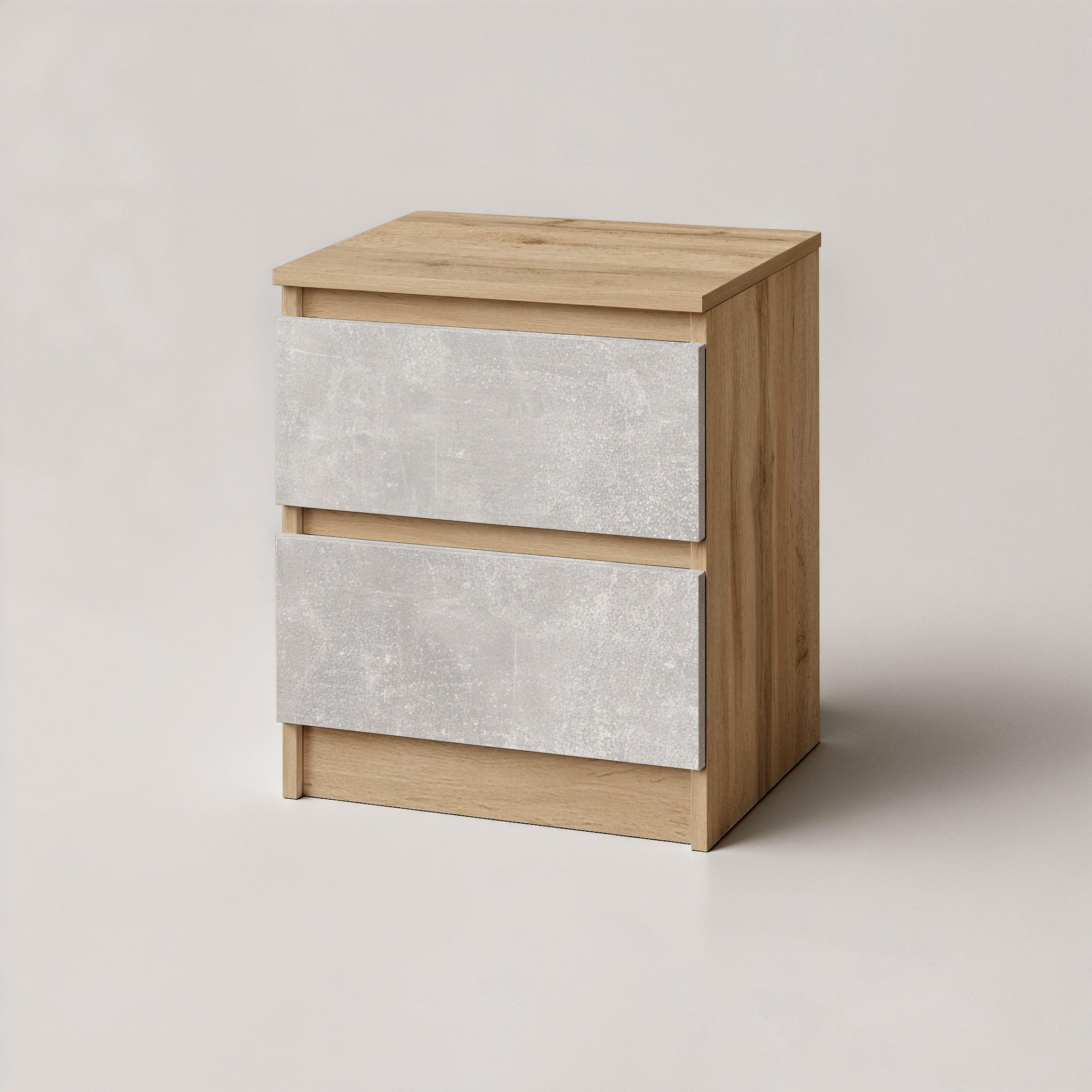 Тумба прикроватная FT-225 400х400х530 мм Дуб Аппалачи/Бетон - фото 2 Тумба прикроватная FT-225 400х400х530 мм Дуб Аппалачи/Бетон - фото 2