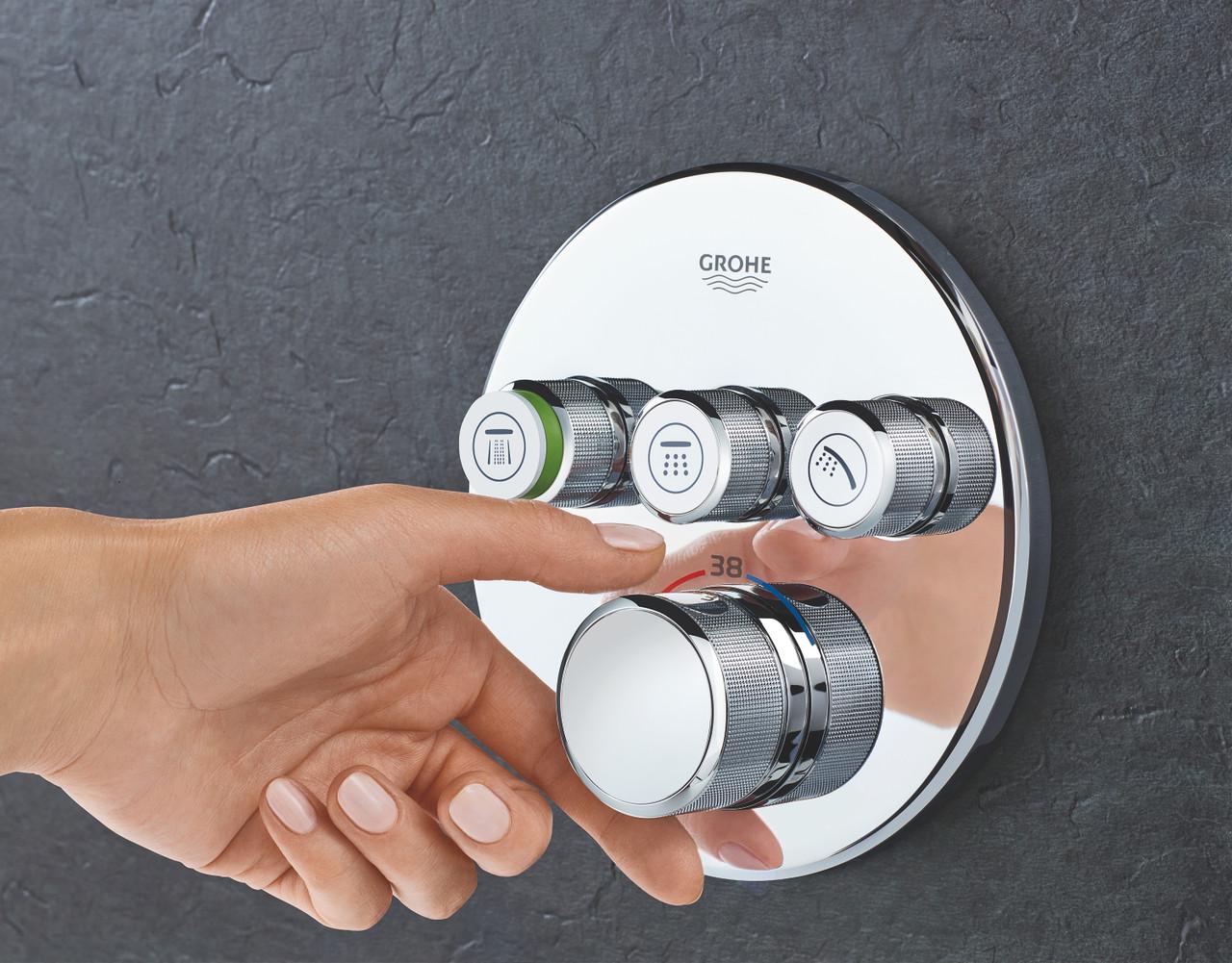 Термостат прихованого монтажу на 3 споживача Grohe Grohtherm SmartControl (29121000) - фото 7