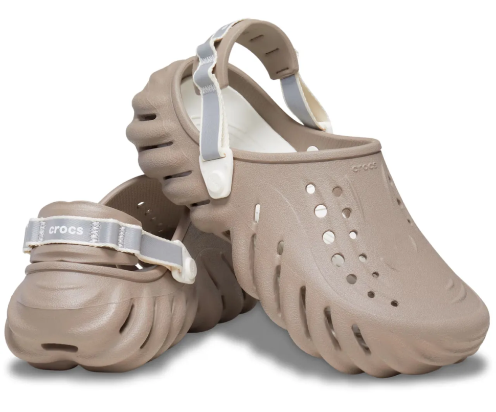 Сабо чоловічі Crocs Echo Color Block Clog Muiti р. 47 48 Бежевий (16716)