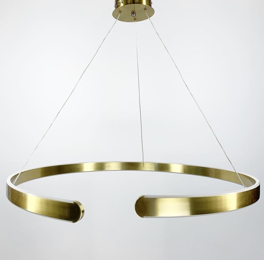 Підвісна люстра Spiral Rings Ø 50 см Латунь (A 247) Підвісна люстра Spiral Rings Ø 50 см Латунь (A 247)