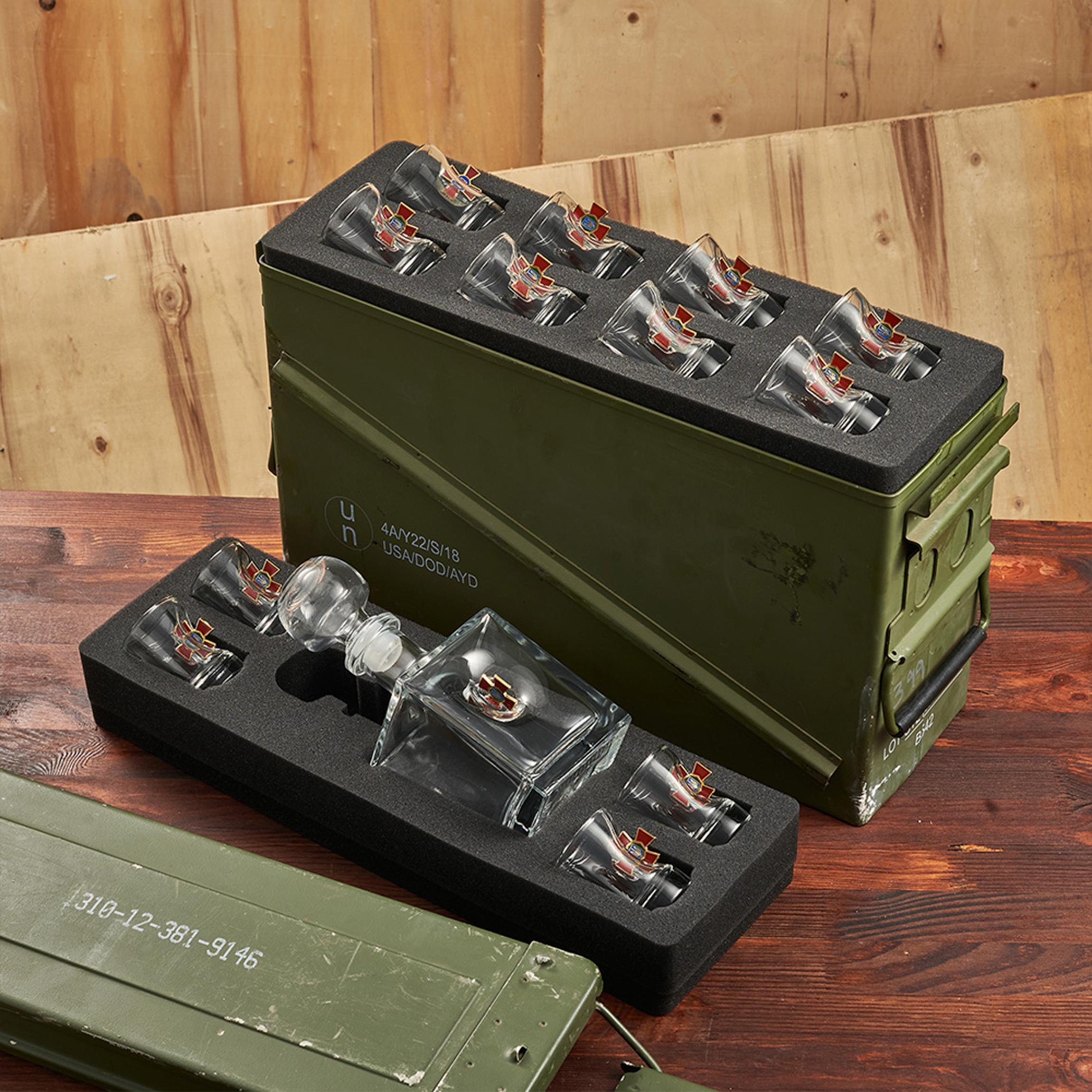 Набор VSKLO БК большой графин и рюмки ЗСУ (28918360)