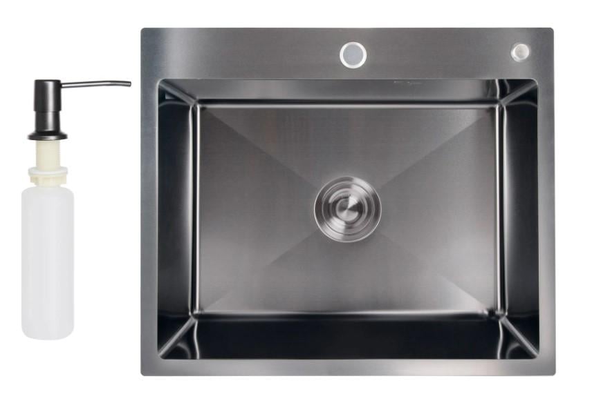 Мойка для кухни Lidz H6050B PVD 3/1 мм LDH6050BPVD3008 (39156)