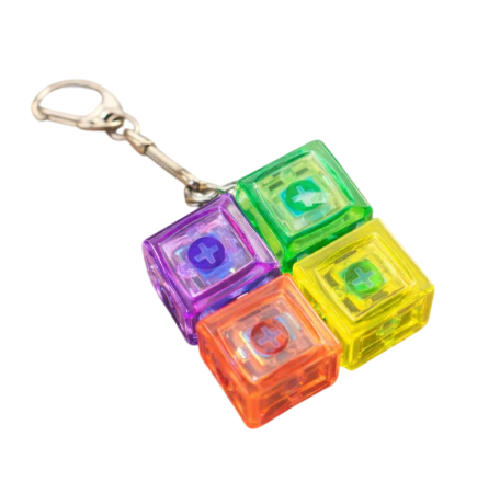 Игра антистресс Кейкап Кликер 4 клавиши с подсветкой 160-160 (2994779288)