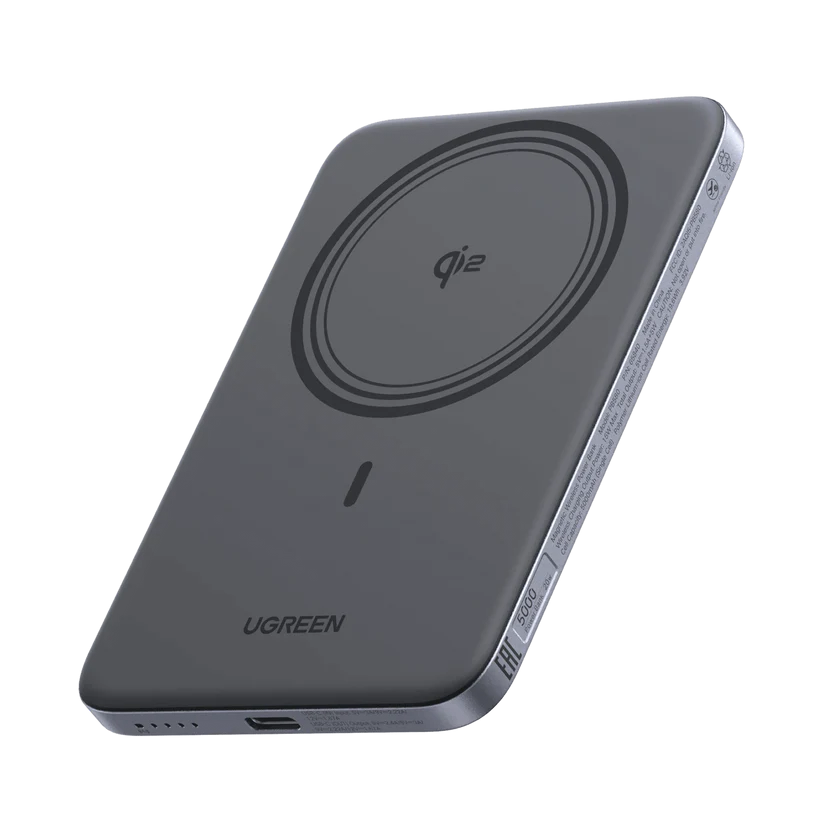 Батарея магнитная UGREEN Qi2 8.6mm Ultra-Slim 5000 mAh 20W для iPhone (2000267)