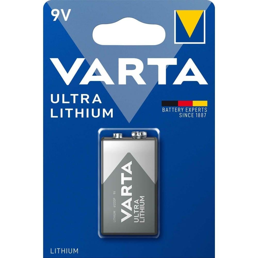 Батарейка Varta Ultra Lithium 9V (11856413)