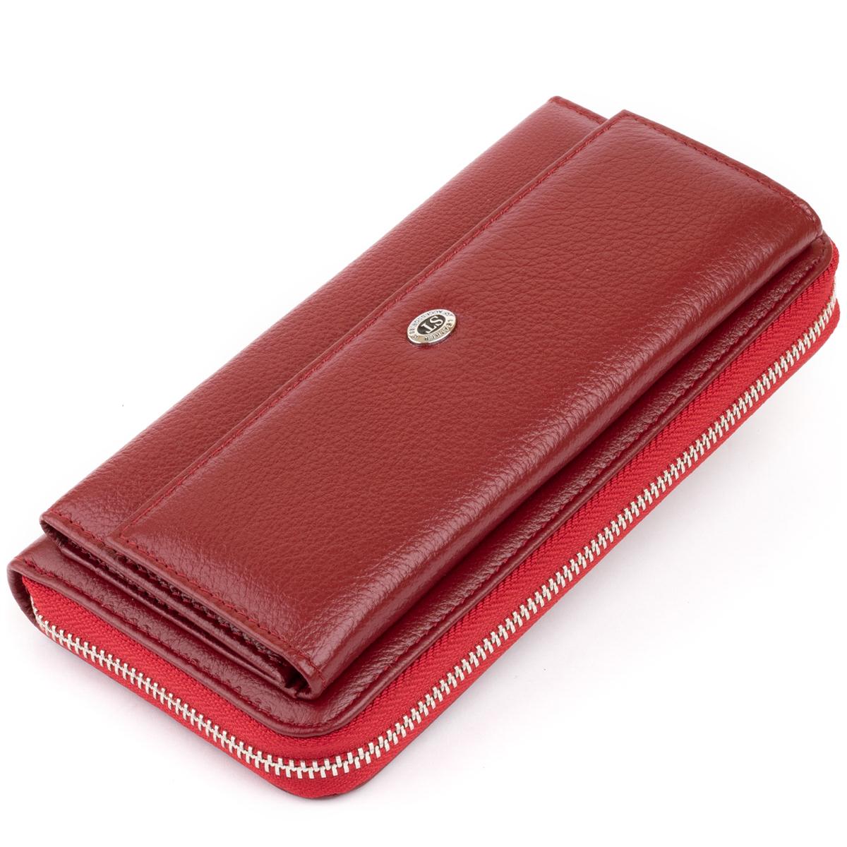 Кошелек женский ST Leather 19293 кожа Бордовый (47231)