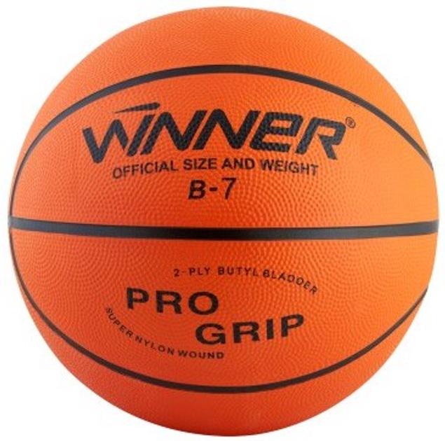 Баскетбольний м'яч Winner Orange Pro Grip №7 (37521723)
