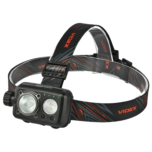 Ліхтар налобний Videx VLF-H189 600Lm 5000K IP55 Чорний (35227119)