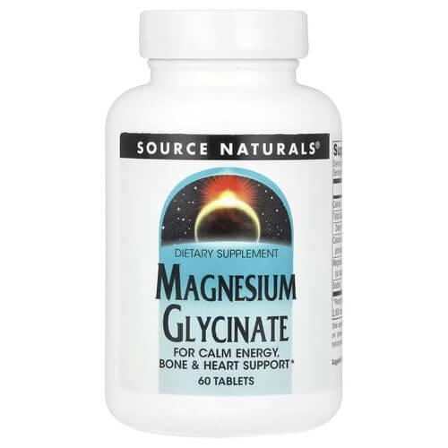 Магній Source Naturals Magnesium Glycinate 60 табл. (SNS-02890)