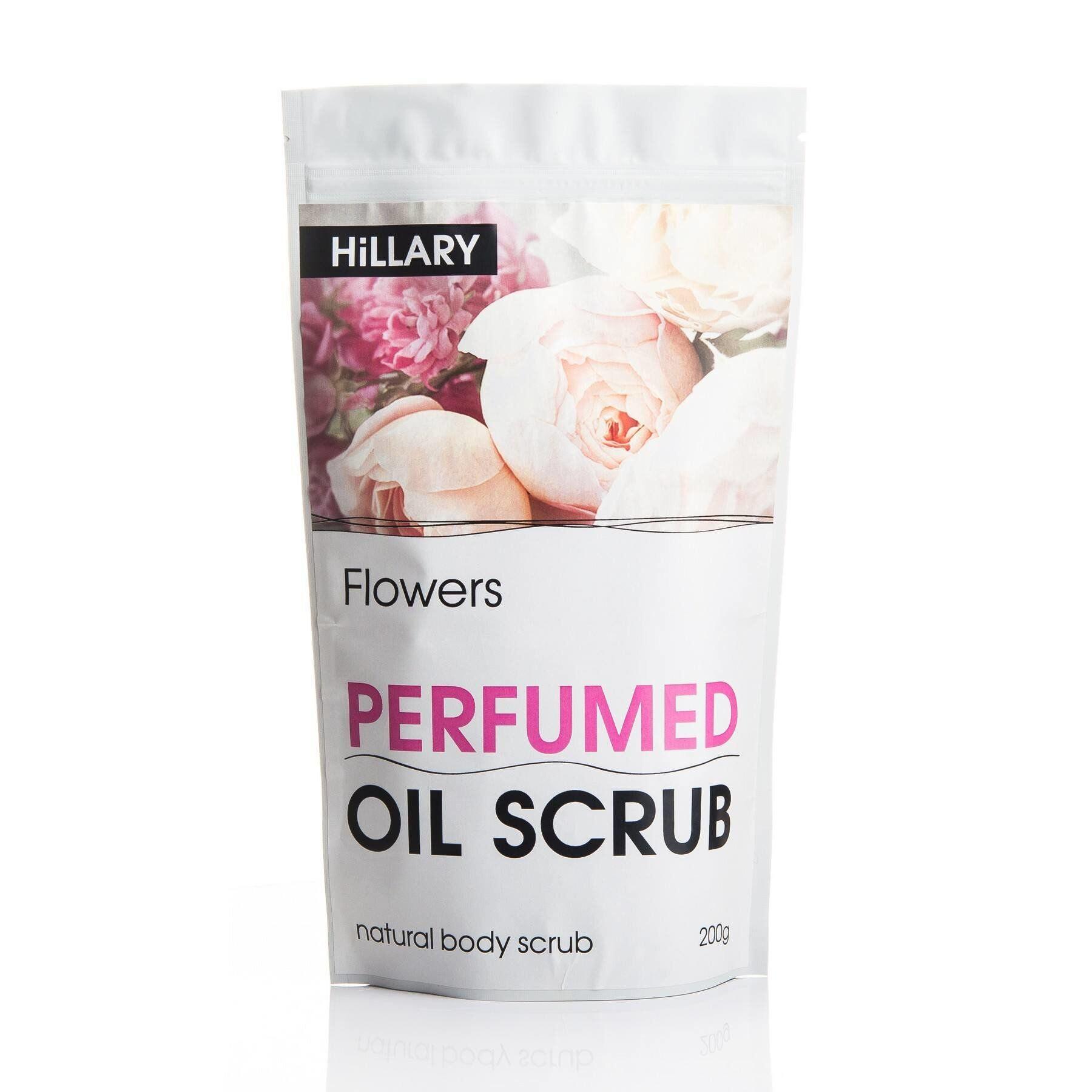 Скраб для тела парфюмированный Hillary Perfumed Oil Scrub Flowers 200 гр (4820209070187)