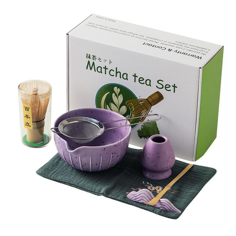Набор для чая-матча Lesko Matcha 3125 7 пр. Purple (25713993)
