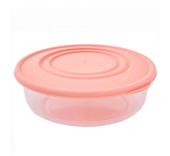 Пищевой контейнер Stenson круглый 0,55 л Абрикосовый (AN012781)