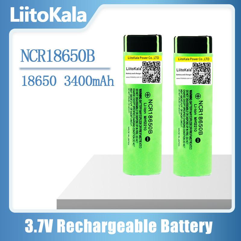 Акумулятор 18650 LiitoKala NCR18650B 3400 mAh li-ion (а00198) - фото 3