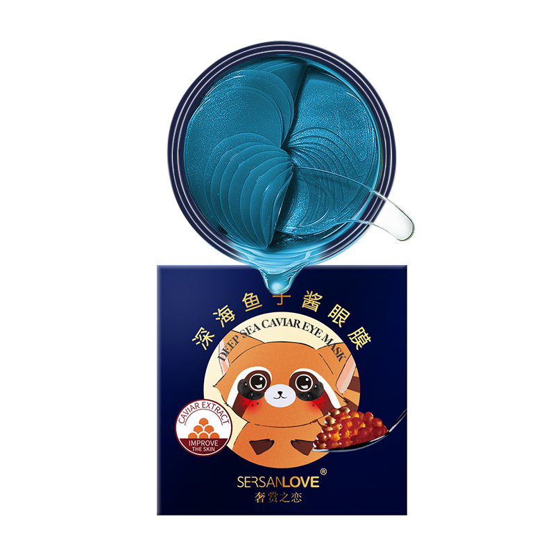 Патчи гидрогелевые под глаза SERSANLOVE Deep Sea Caviar Eye Mask 60 шт. (14094-01)