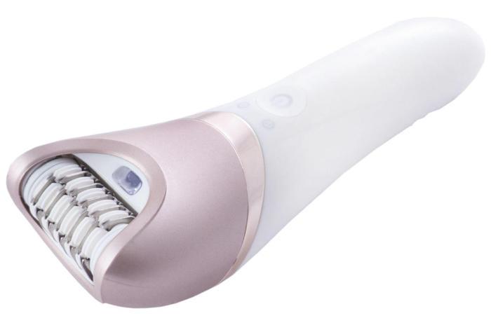 Эпилятор аккумуляторный Kemei KM-8001 Золотисто-белый - фото 3 Эпилятор аккумуляторный Kemei KM-8001 Золотисто-белый - фото 3