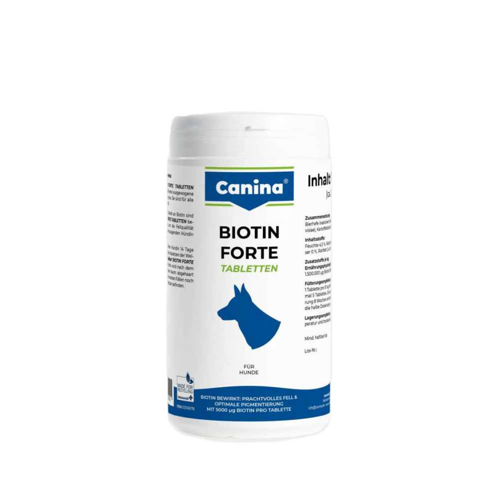 Витамины для собак Canina Biotin Forte для кожи и шерсти 210 табл./700 г