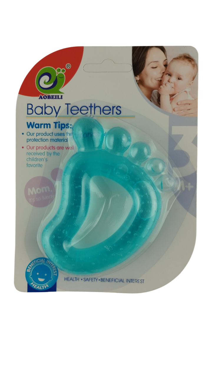 Игрушка погремушка-прорезыватель Ножка (000053)