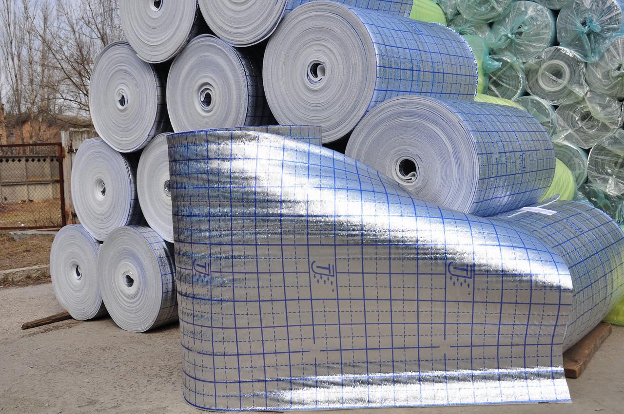 Вспененный полиэтилен Termoizol толщина 8 мм металлизированный РЭТ с разметкой теплого пола - фото 4