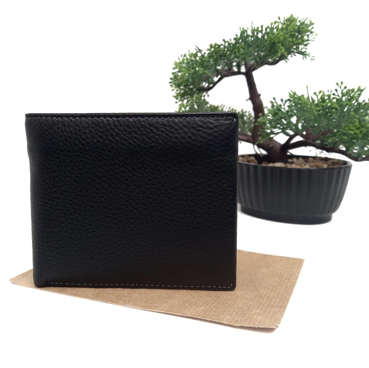 Гаманець чоловічий Helen Verde шкіряний Чорний (L372-211-1 black)