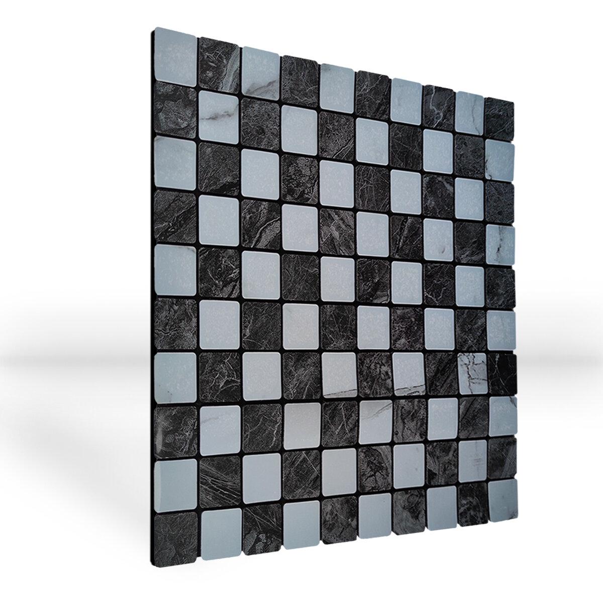 3D-панель самоклеюча мозаїка PET (SW-00001652)