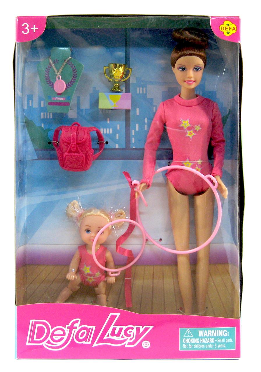 Лялька Defa Lucy 8353 гімнастка з дочкою