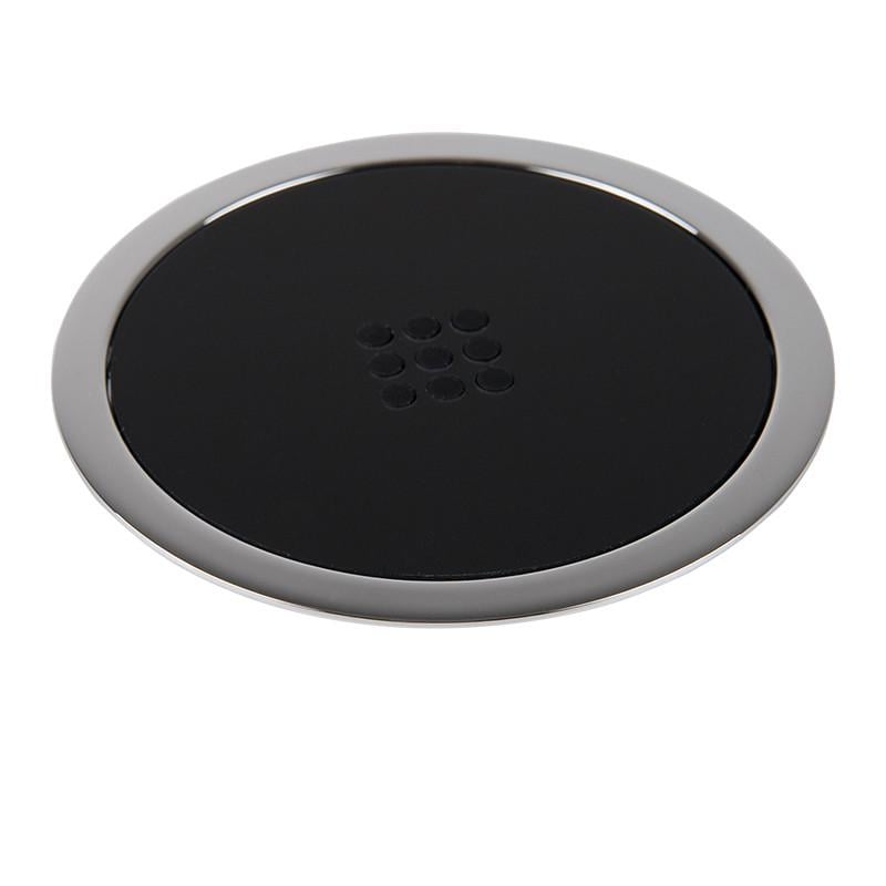 Зарядка бездротова VersaCHARGER Qi 5В/9В 1A/11 А живлення usb 5В/9В 2A IP20 Чорний/Хром