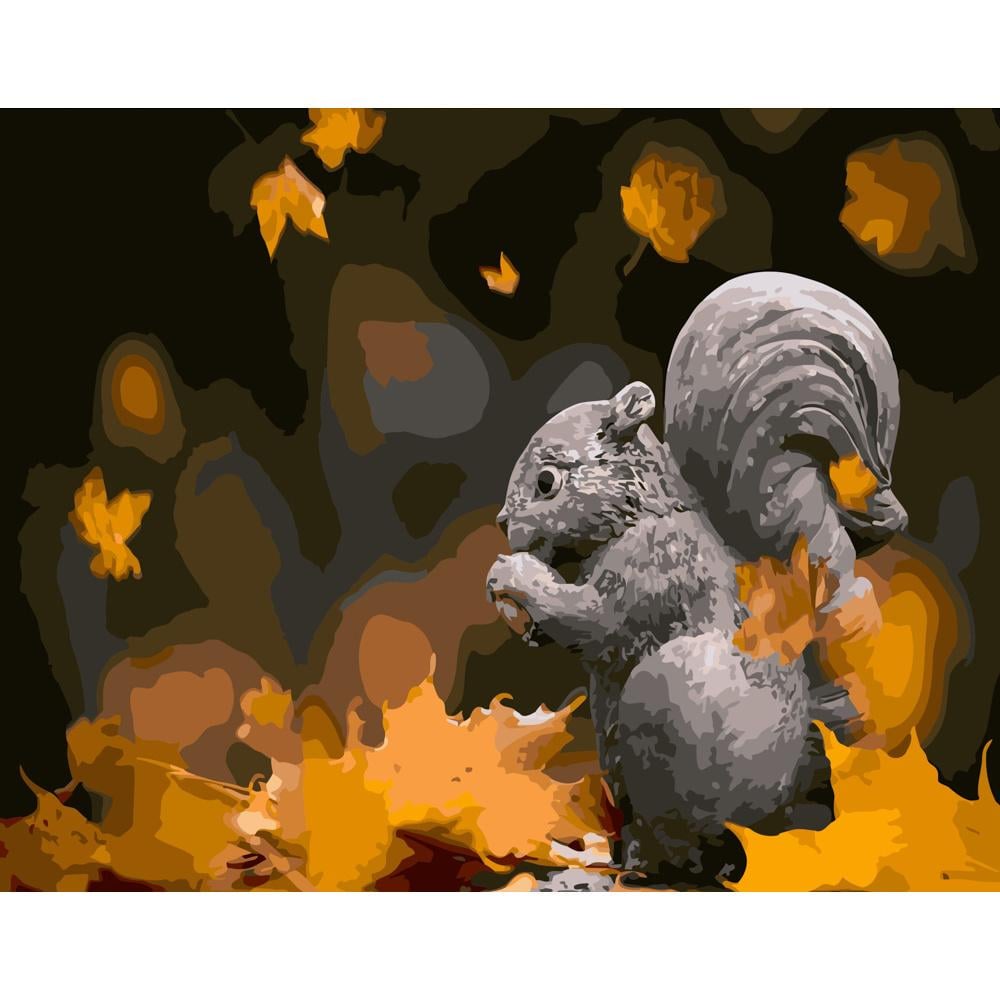 Картина по номерам Strateg Премиум Каменный беленок 40x50 см (GS251)