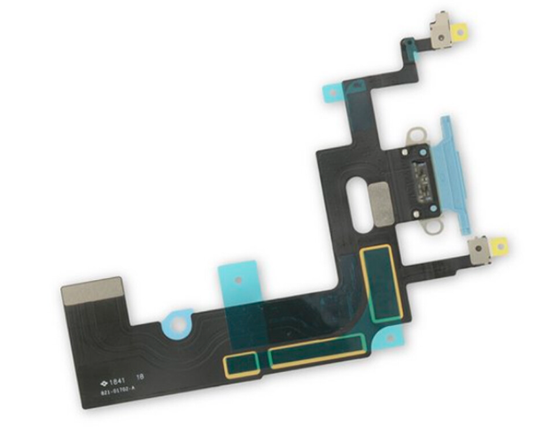 Порт зарядки iPhone XR Blue (P495)