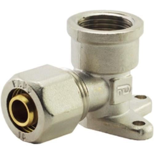 Колено обжимное монтажное РВ Fado 20x1/2" латунь (RFU40)