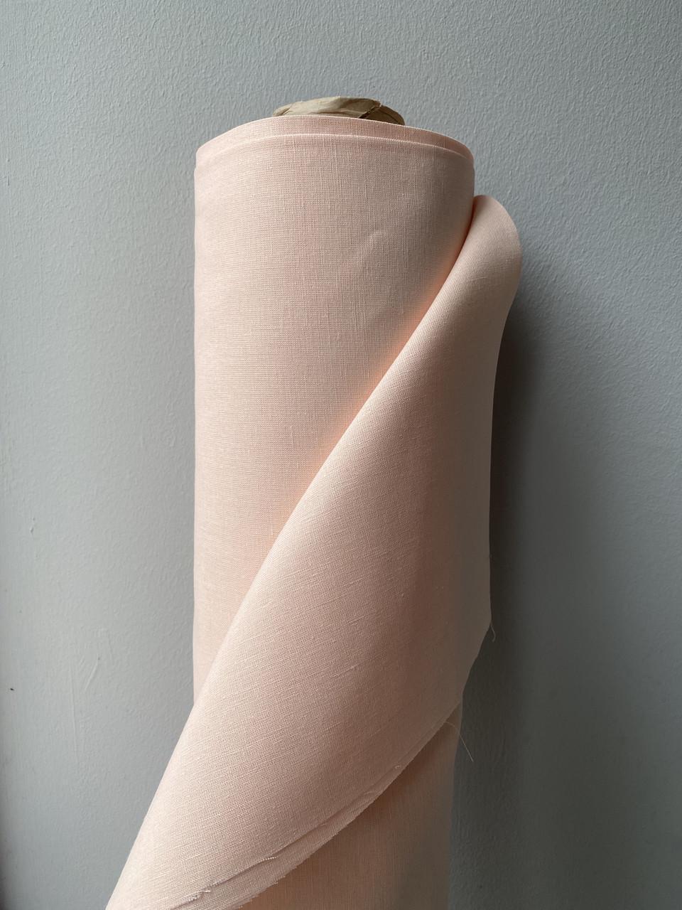 Ткань LINEN PLUS 59% лен и 41% хлопок 260 см 608 Персиковый