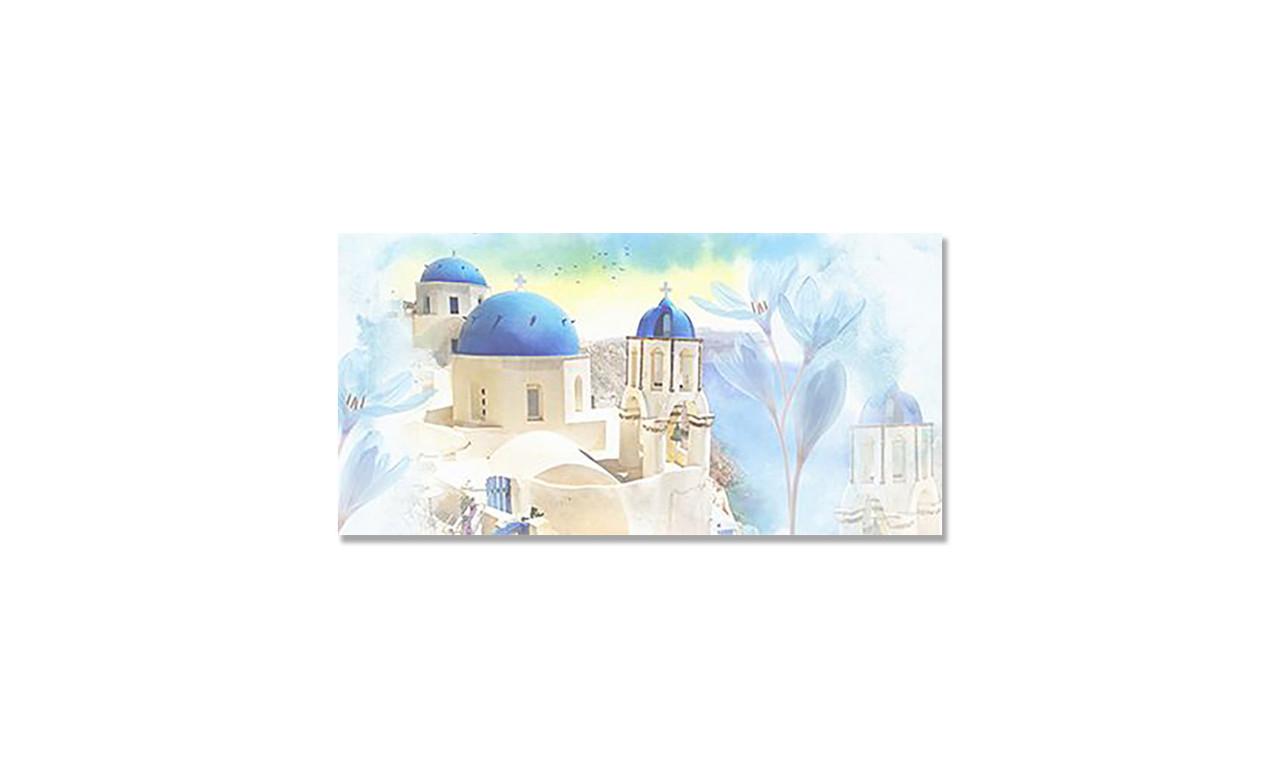 Наклейка виниловая на стол Zatarga Пастельный Санторини 600х1200 мм (1283915403)