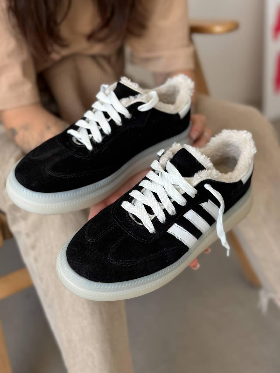 Кеди жіночі на хутрі Maya Shoes р. 39 Чорний (3021/1) - фото 2 Кеди жіночі на хутрі Maya Shoes р. 39 Чорний (3021/1) - фото 2