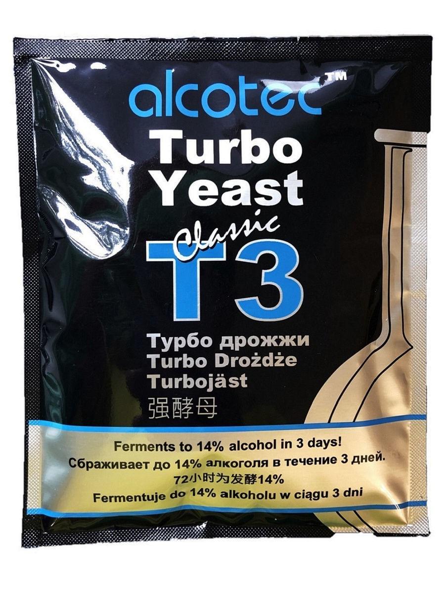 Турбо дрожжи Alcotec Turbo Yeast Classic T3 120 г (10009)