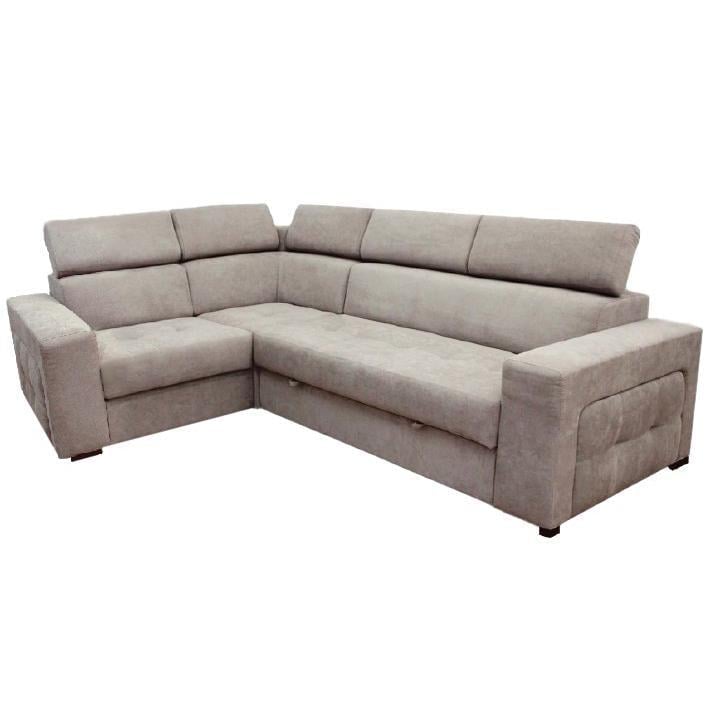 Диван угловой модульный Elegant Угол М4 раскладной Марокко с нишей для белья 5 эл. Бежевый