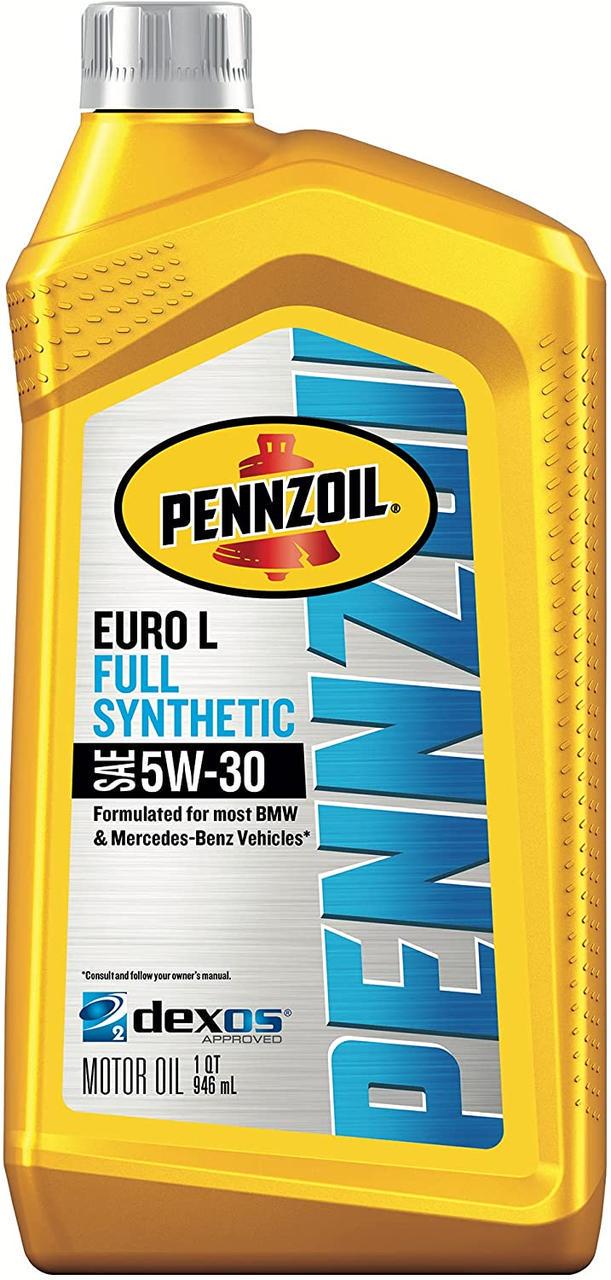 Моторное масло Pennzoil Platinum Euro L 5W-30 0,946 л (550051126)