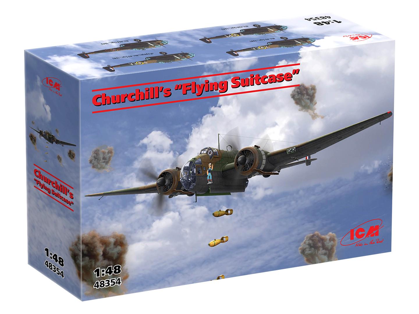Збірна модель літака ICM HP.52 Hampden Літаюча валіза Черчилля 1:48 (48354)