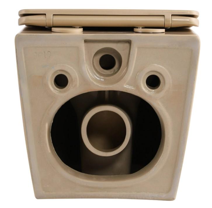 Унітаз підвісний Qtap Robin Ultra Quiet з сидінням Slim Duroplast/Soft-close/Quick relase (QT13332381АSSB) - фото 5