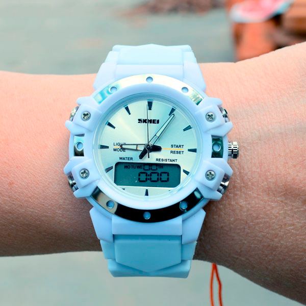 Годинник наручний унісекс Skmei Easy White (0821) - фото 6 Годинник наручний унісекс Skmei Easy White (0821) - фото 6