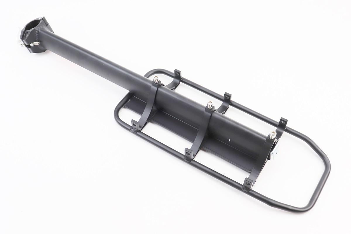 Багажник HS-022B 24-29" регульоване кріплення за трубу сидіння під Disk-brake алюміній Чорний - фото 2 Багажник HS-022B 24-29" регульоване кріплення за трубу сидіння під Disk-brake алюміній Чорний - фото 2