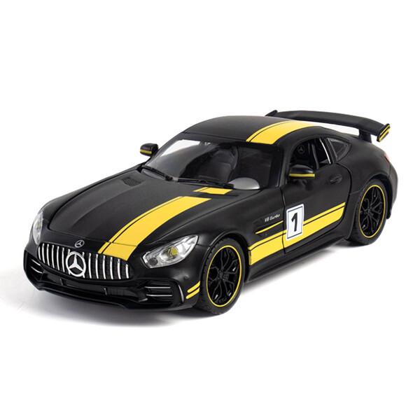 Игрушка машинка Mercedes Benz AMG GTR моделька 1:32 Черный (59527) - фото 5