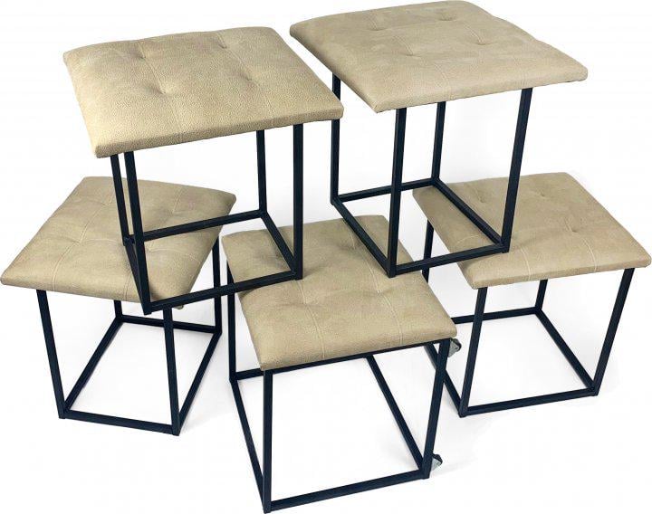 Пуф трансформер Luxury CARTAGENA 5в1 Бежевый антикоготь (9356430) - фото 6 Пуф трансформер Luxury CARTAGENA 5в1 Бежевый антикоготь (9356430) - фото 6